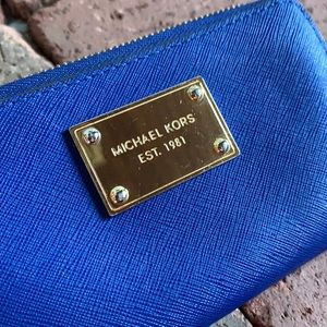 Michael Kors Cobalt Blue Wallet